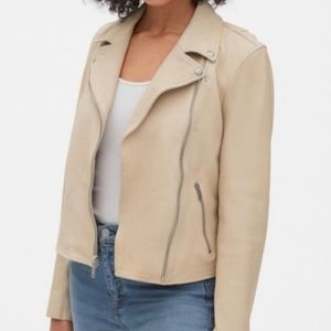 Gap leather moto jacket